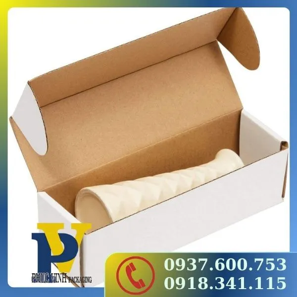 Nâng Tầm Sản Phẩm Với Hộp Carton Trắng Phúc Vinh – Sạch Sẽ, Sang Trọng