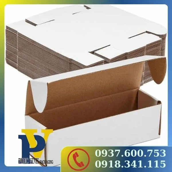 Nâng Tầm Sản Phẩm Với Hộp Carton Trắng Phúc Vinh – Sạch Sẽ, Sang Trọng