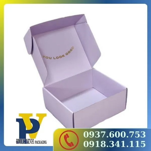 Phúc Vinh Cung Cấp Hộp Carton Đựng Quà – Thiết Kế Đẹp, Chất Lượng Cao