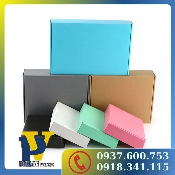 Phúc Vinh Cung Cấp Hộp Carton Đựng Quà – Thiết Kế Đẹp, Chất Lượng Cao