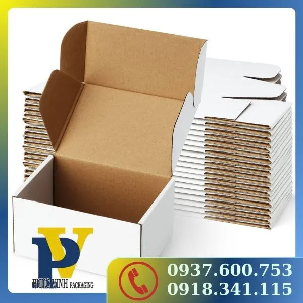 Hộp Carton Nhỏ Phúc Vinh – Đóng Gói Gọn Gàng, Chất Lượng Cao