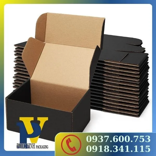 Hộp Carton Đựng Giày Phúc Vinh – Thiết Kế Chắc Chắn, Sang Trọng