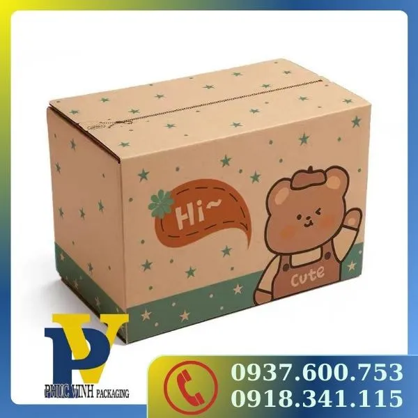 Phúc Vinh Cung Cấp Hộp Carton Đựng Thực Phẩm – Đảm Bảo Vệ Sinh An Toàn