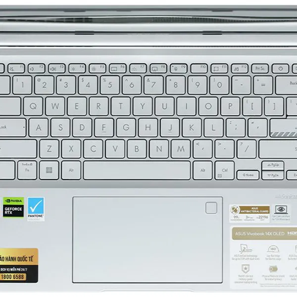 Asus K3405VC i5 13500H | 16GB | 512GB | 4GB RTX3050 | 14"QHD OLED | Win11 | (KM006W) | Bạc