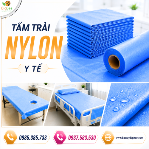 Tấm Trải Nylon Y Tế Phù Hợp Mọi Không Gian Chăm Sóc Sức Khỏe. Tấm Trải Nylon Y Tế Phù Hợp Mọi Không Gian Chăm Sóc Sức Khỏe.