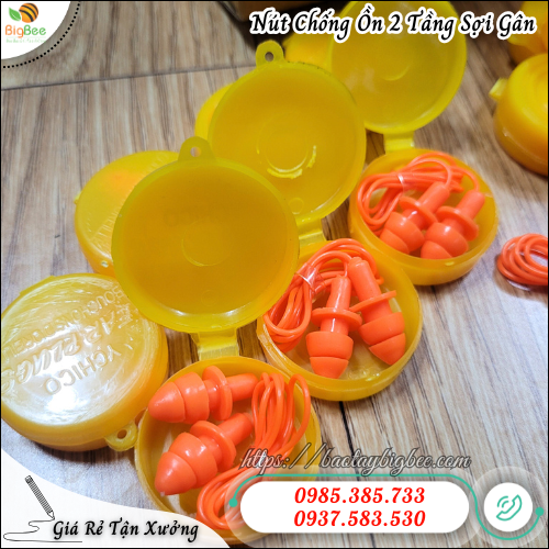 Nút Chống Ồn 2 Tầng – Đeo Lâu Không Đau Tai. Nút Chống Ồn 2 Tầng – Đeo Lâu Không Đau Tai.