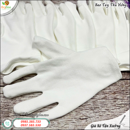 Găng Tay Cotton Trắng Đa Năng Phù Hợp Nhiều Ngành Nghề. Găng Tay Cotton Trắng Đa Năng Phù Hợp Nhiều Ngành Nghề.