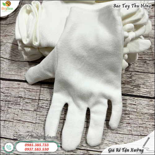Găng Tay Cotton Trắng Bền Đẹp Dùng Được Nhiều Lần. Găng Tay Cotton Trắng Bền Đẹp Dùng Được Nhiều Lần.