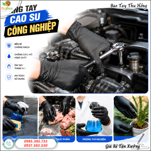 Găng tay cao su dùng 1 lần chống thấm nước, dùng trong nhiều công việc. Găng tay cao su dùng 1 lần chống thấm nước, dùng trong nhiều công việc.