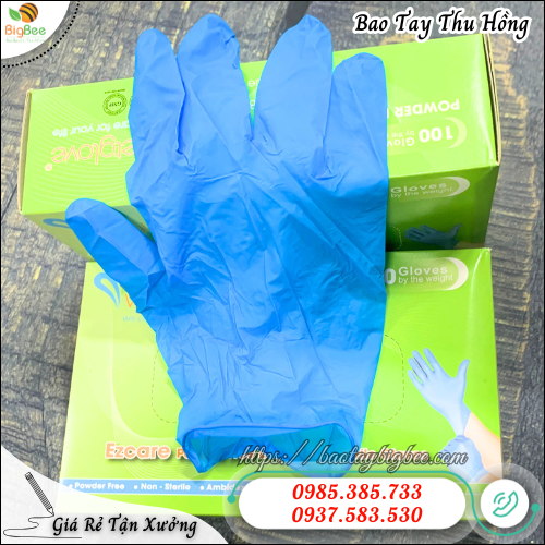 Găng tay y tế nitrile không bột xanh dương – Mềm dẻo, bền đẹp, an toàn cao. Găng tay y tế nitrile không bột xanh dương – Mềm dẻo, bền đẹp, an toàn cao.