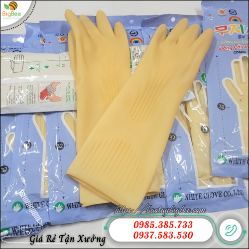 Găng tay cao su Combi chuyên dùng cho chế biến thực phẩm. Găng tay cao su Combi chuyên dùng cho chế biến thực phẩm.