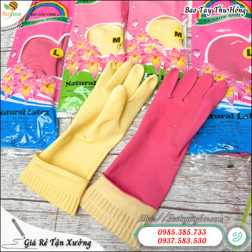 Găng Tay Cao Su Sắc Cầu Vồng Chống Trơn Trượt Hiệu Quả. Găng Tay Cao Su Sắc Cầu Vồng Chống Trơn Trượt Hiệu Quả.