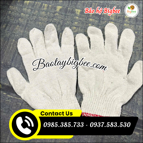 Găng tay sợi bảo hộ 40g giá rẻ. Găng tay sợi bảo hộ 40g giá rẻ.