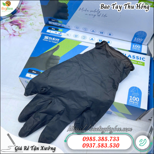 Găng tay cao su nitrile công nghiệp bền, dai, co giãn tốt. Găng tay cao su nitrile công nghiệp bền, dai, co giãn tốt.