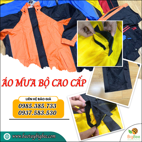 Áo mưa bộ chất dày, bền đẹp, dùng nhiều năm không rách. Áo mưa bộ chất dày, bền đẹp, dùng nhiều năm không rách.