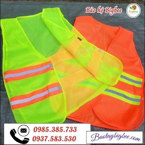 Áo phản quang thun sườn. Áo phản quang thun sườn.