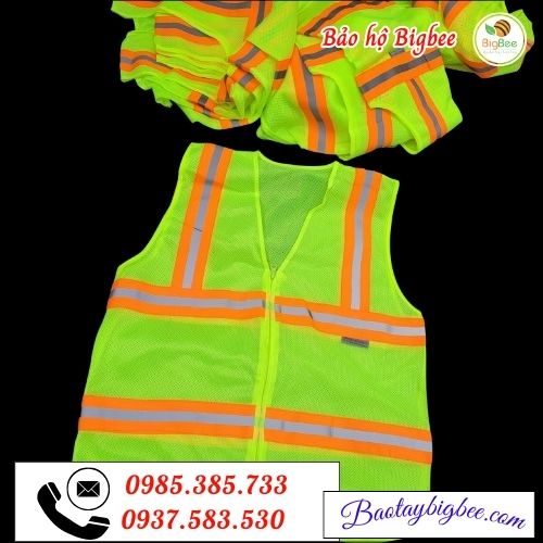 Áo phản quang vải lưới giá rẻ. Áo phản quang vải lưới giá rẻ.