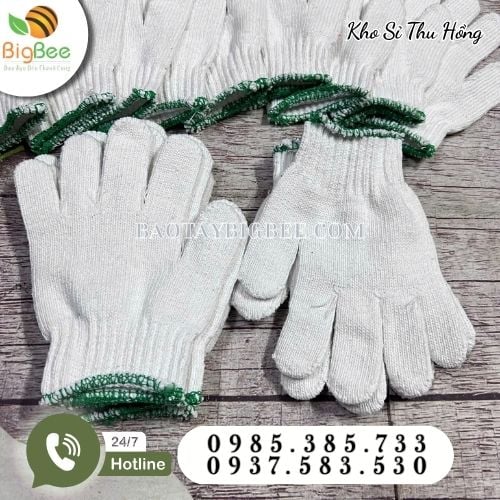 Găng tay len sợi trắng ngà được dùng trong mọi lĩnh vực lao động Găng tay len sợi trắng ngà được dùng trong mọi lĩnh vực lao động