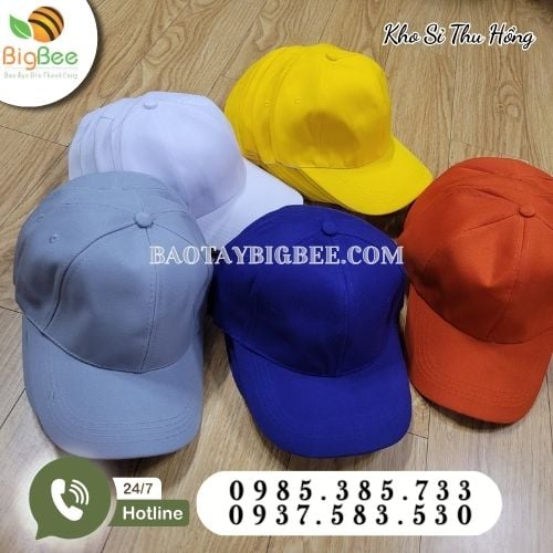 Nón mũ lươi trai màu trơn giá sỉ Nón mũ lươi trai màu trơn giá sỉ