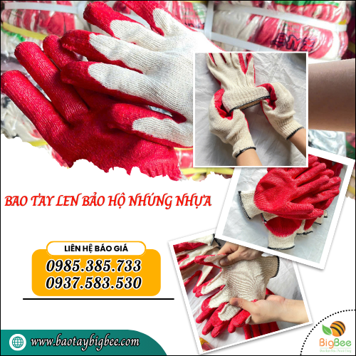 Găng tay len phủ nhựa dày chắc – Bảo vệ đôi tay hiệu quả trong công việc. Găng tay len phủ nhựa dày chắc – Bảo vệ đôi tay hiệu quả trong công việc.