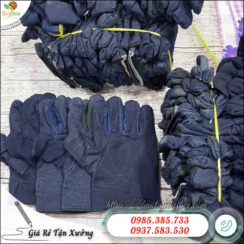 Găng Tay Bảo Hộ Vải Jean Dày Dặn – Giá Sỉ Tận Nơi Cho Công Trình, Nhà Máy. Găng Tay Bảo Hộ Vải Jean Dày Dặn – Giá Sỉ Tận Nơi Cho Công Trình, Nhà Máy.