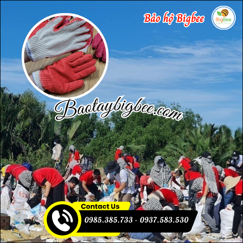 Găng tay bảo hộ chống trượt tốt. Găng tay bảo hộ chống trượt tốt.