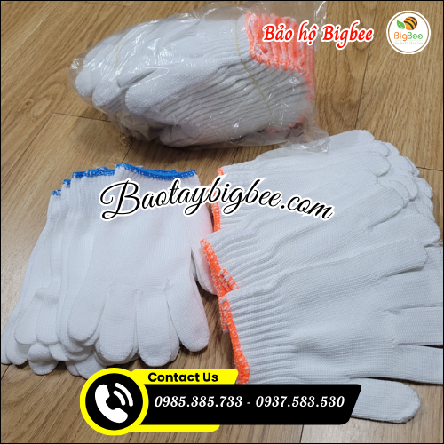 Găng tay len poly giá rẻ. Găng tay len poly giá rẻ.