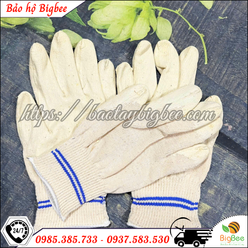 Găng Tay Phủ Cao Su Chất Lượng – Bám Tốt, Không Trơn Trượt. Găng Tay Phủ Cao Su Chất Lượng – Bám Tốt, Không Trơn Trượt.