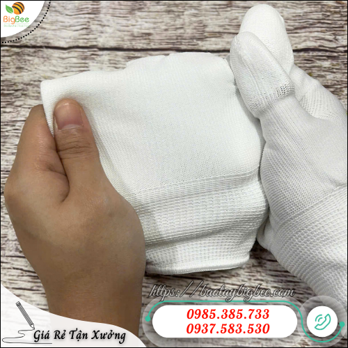 Bao tay chống tĩnh điện phủ PU đầu ngón co dãn thông thoáng cho tay. Bao tay chống tĩnh điện phủ PU đầu ngón co dãn thông thoáng cho tay.