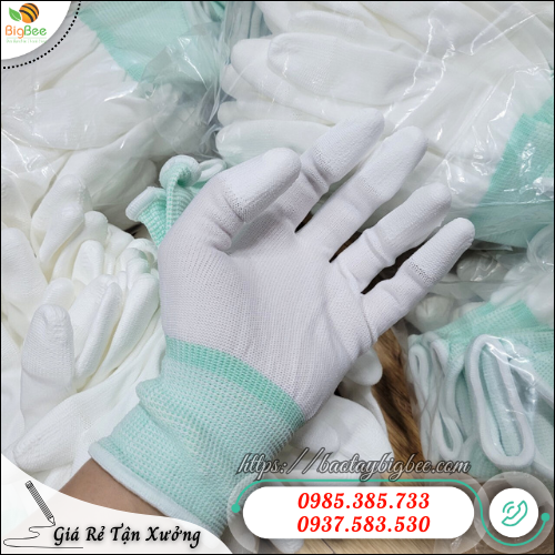 Găng tay phủ PU đầu ngón chống tĩnh điện – Lựa chọn tối ưu cho ngành điện tử. Găng tay phủ PU đầu ngón chống tĩnh điện – Lựa chọn tối ưu cho ngành điện tử.