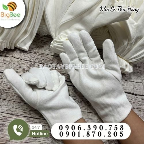 Bao tay thun trắng mềm mại, ôm tay, bền bỉ Bao tay thun trắng mềm mại, ôm tay, bền bỉ