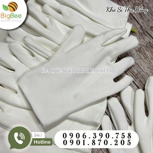 Bao tay thun cotton bảo vệ tay khỏi bụi bẩn, ma sát Bao tay thun cotton bảo vệ tay khỏi bụi bẩn, ma sát