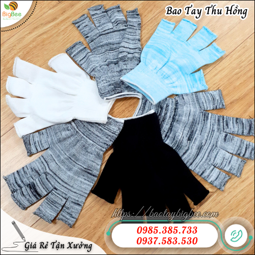 Bao Tay Thun Lao Động Hở Ngón Mỏng Nhẹ Dễ Thao Tác. Bao Tay Thun Lao Động Hở Ngón Mỏng Nhẹ Dễ Thao Tác.