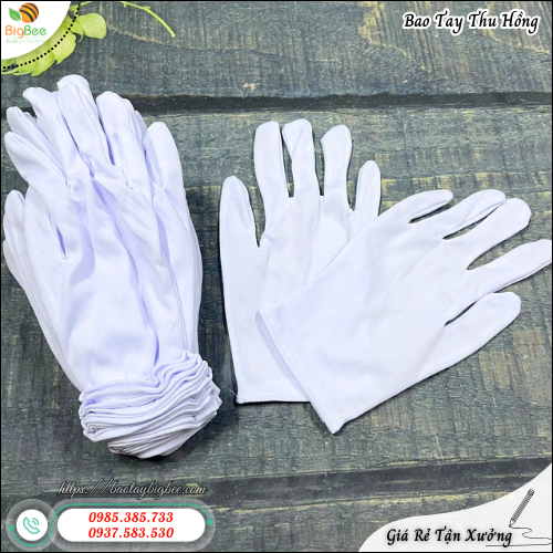Bao tay thun trắng T9 mỏng nhẹ ôm tay thoáng khí. Bao tay thun trắng T9 mỏng nhẹ ôm tay thoáng khí.