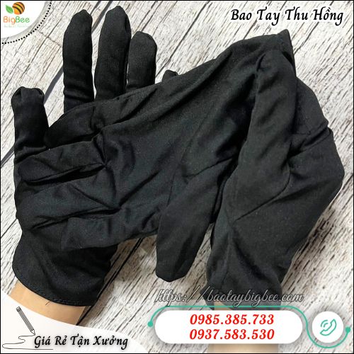 Bao Tay Vải Thun Đen Bền Đẹp Dùng Lâu Không Bai Giãn. Bao Tay Vải Thun Đen Bền Đẹp Dùng Lâu Không Bai Giãn.