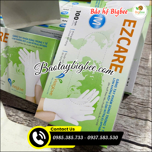 Găng tay không bột an toàn cho da nhạy cảm. Găng tay không bột an toàn cho da nhạy cảm.