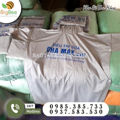 Áo mưa in logo theo yêu cầu của doanh nghiệp Áo mưa in logo theo yêu cầu của doanh nghiệp