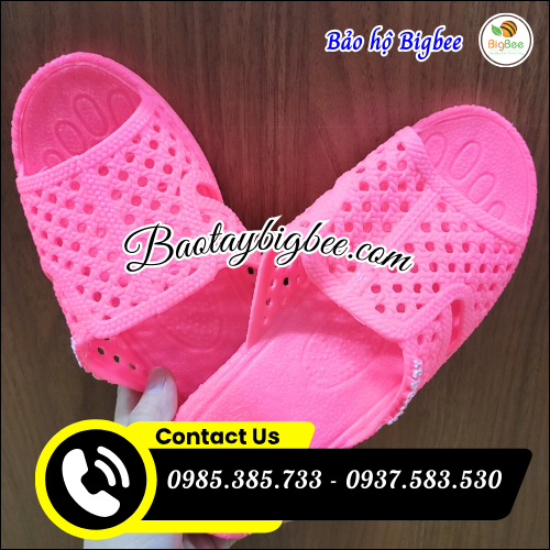 Dép tổ ong màu hồng. Dép tổ ong màu hồng.