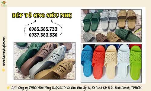 Dép xốp tổ ong (dép tổ ong siêu nhẹ) giá sỉ rẻ chất lượng chuẩn xưởng