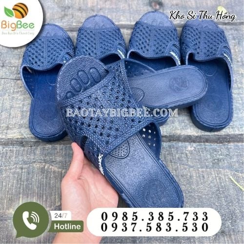 Dép tổ ong xanh navy chất lượng đủ size tại Thu Hồng Dép tổ ong xanh navy chất lượng đủ size tại Thu Hồng
