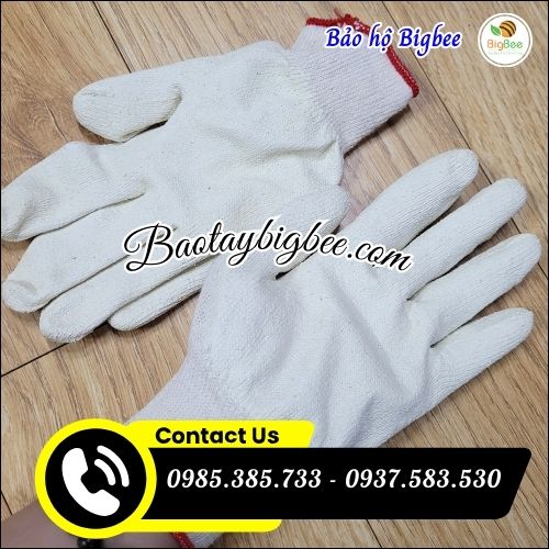 Bao tay sợi len nhúng nhựa 40g. Bao tay sợi len nhúng nhựa 40g.