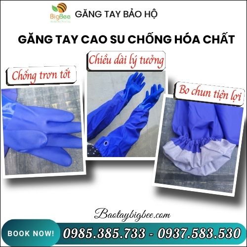 Găng tay bảo hộ Takumi chống hóa chất. Găng tay bảo hộ Takumi chống hóa chất.