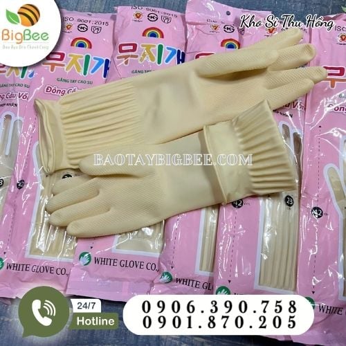 Găng tay cao su Đông Cầu Vồng chuyên dùng để rửa chén, dọn dẹp Găng tay cao su Đông Cầu Vồng chuyên dùng để rửa chén, dọn dẹp