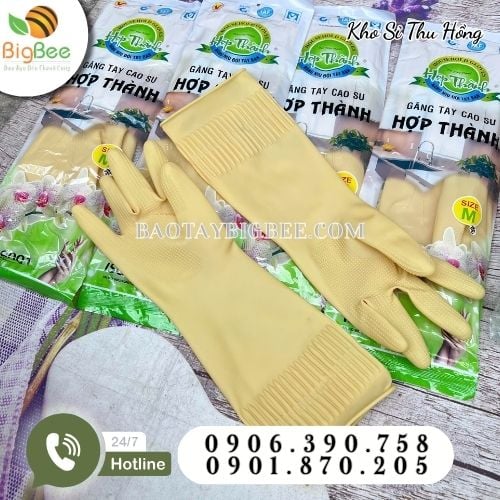 Găng tay cao su Hợp Thành chính hãng giá sỉ Găng tay cao su Hợp Thành chính hãng giá sỉ