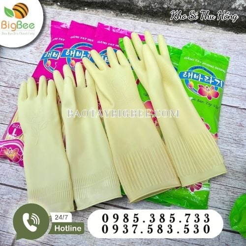 Găng tay cao su Hướng Dương chính hãng giá sỉ Găng tay cao su Hướng Dương chính hãng giá sỉ