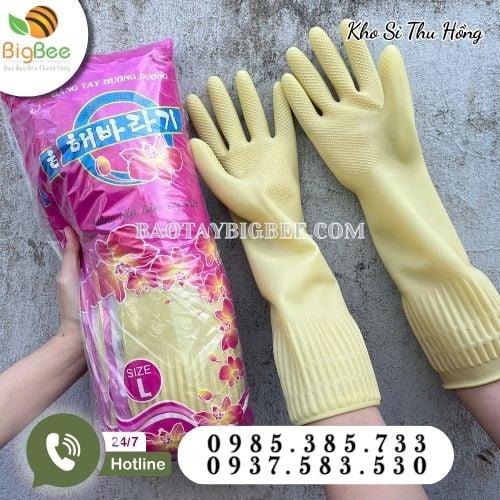 Găng tay cao su Hướng Dương bền nhẹ, đa năng, tiện dụng Găng tay cao su Hướng Dương bền nhẹ, đa năng, tiện dụng