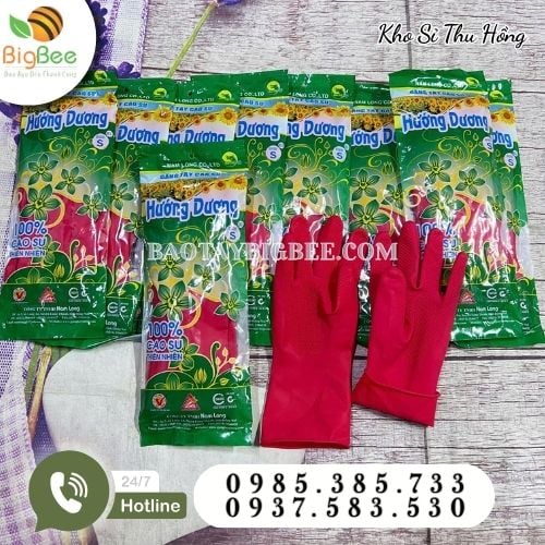 Găng tay cao su Hướng Dương giá tốt, độ bền cao Găng tay cao su Hướng Dương giá tốt, độ bền cao