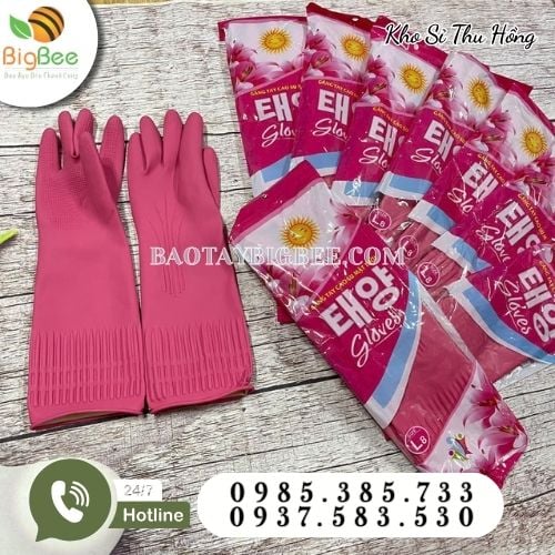 Găng tay cao su mặt trời đủ size nhiều màu tại Thu Hồng Găng tay cao su mặt trời đủ size nhiều màu tại Thu Hồng