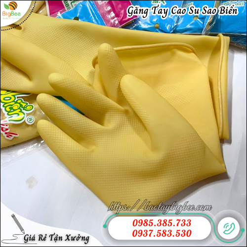 Găng Tay Cao Su Sao Biển Hàng Dày – Bền, Dẻo, Chống Trơn Trượt Hiệu Quả. Găng Tay Cao Su Sao Biển Hàng Dày – Bền, Dẻo, Chống Trơn Trượt Hiệu Quả.