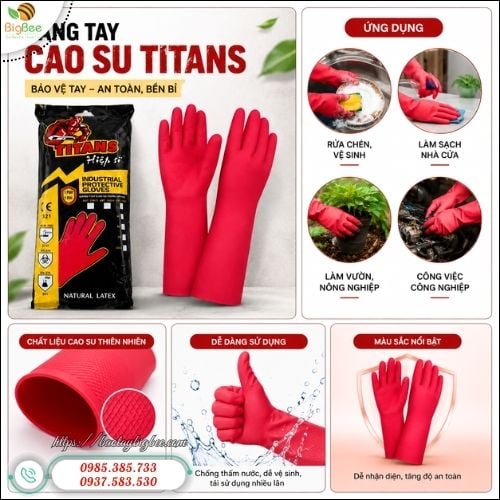 Găng Tay Cao Su Công Nghiệp Đa Năng Dùng Được Nhiều Môi Trường. Găng Tay Cao Su Công Nghiệp Đa Năng Dùng Được Nhiều Môi Trường.